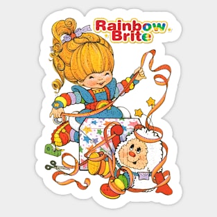 Birthday Gift From Rainbow Brite Sticker